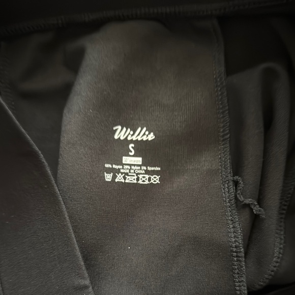 Women's Black Slim Fit Pants - Picture 2 of 3